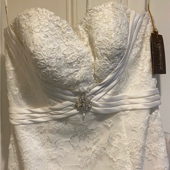Beautiful New Wedding dress with tags - Picture 5 of 8